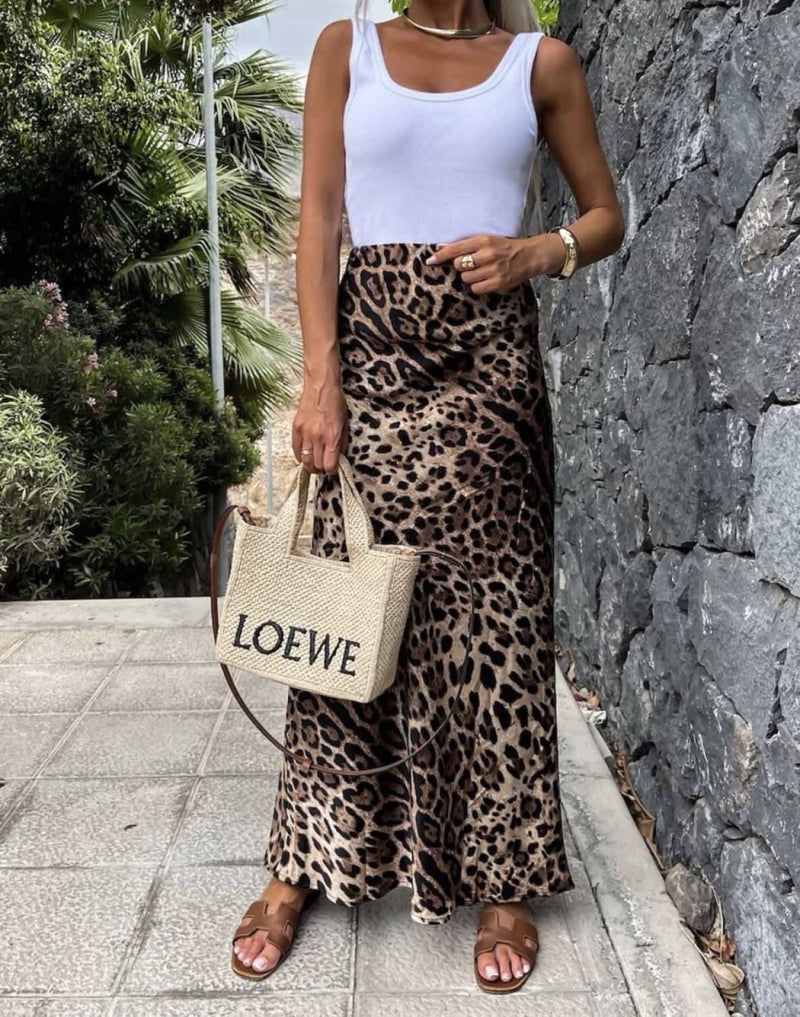 Louise Maxi Skirt Leopard Love Cherish Skirt