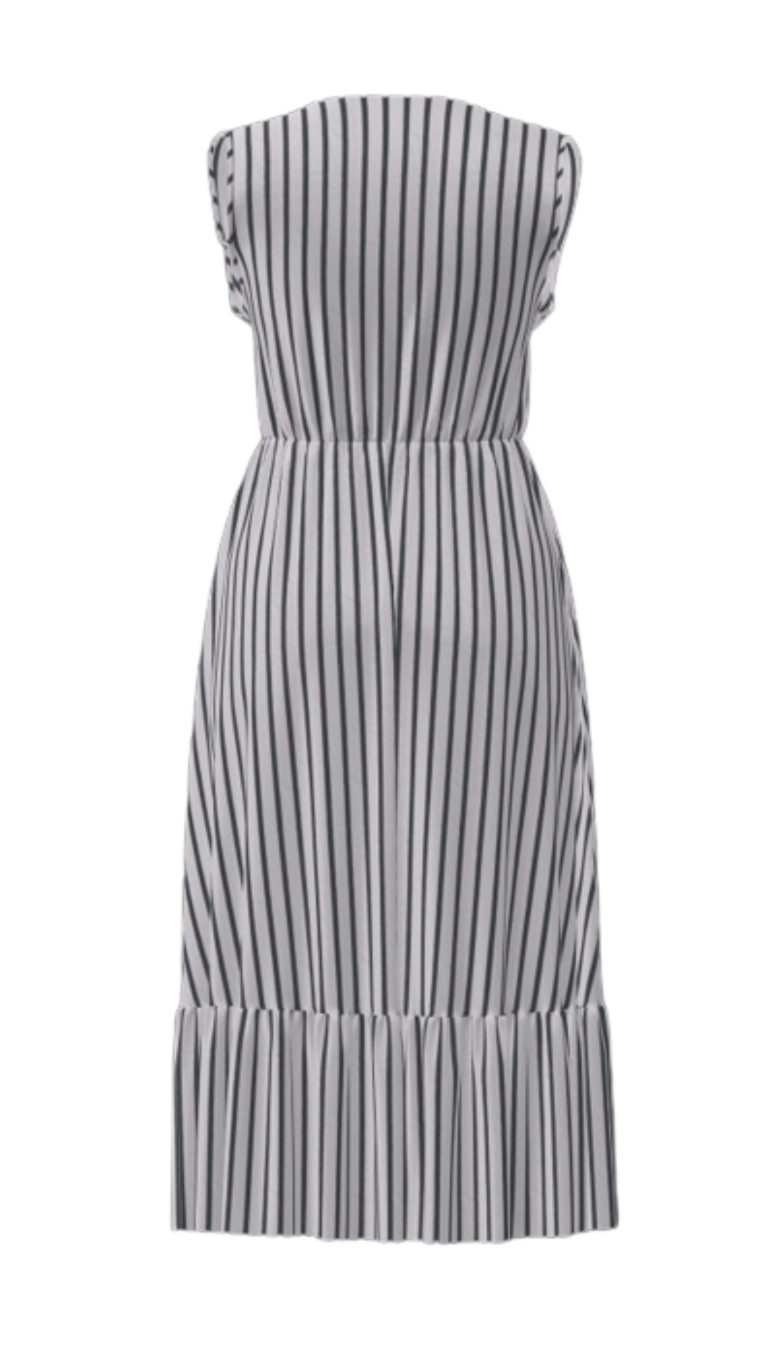 Sebba Midi Dress (Black/White)