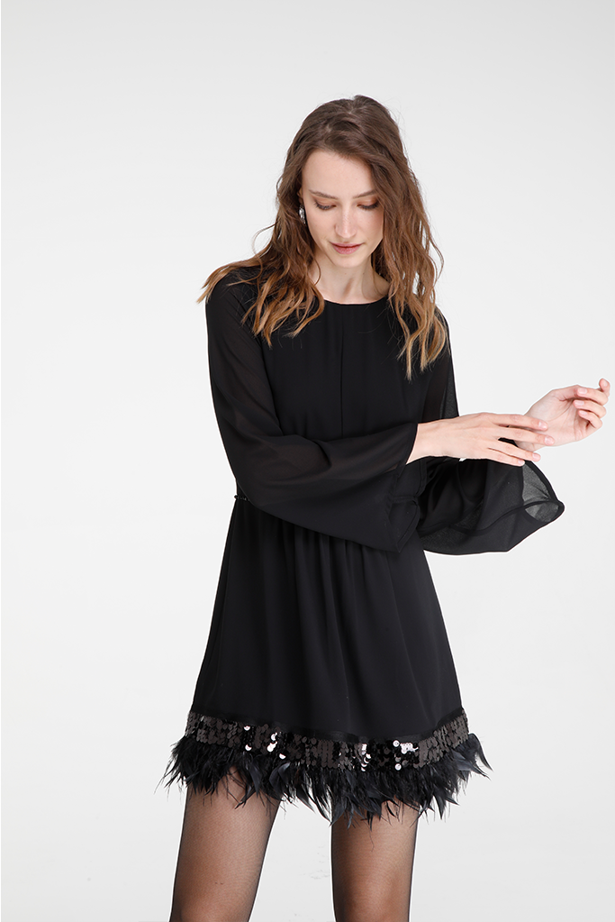 Giova Mini Dress (Black)