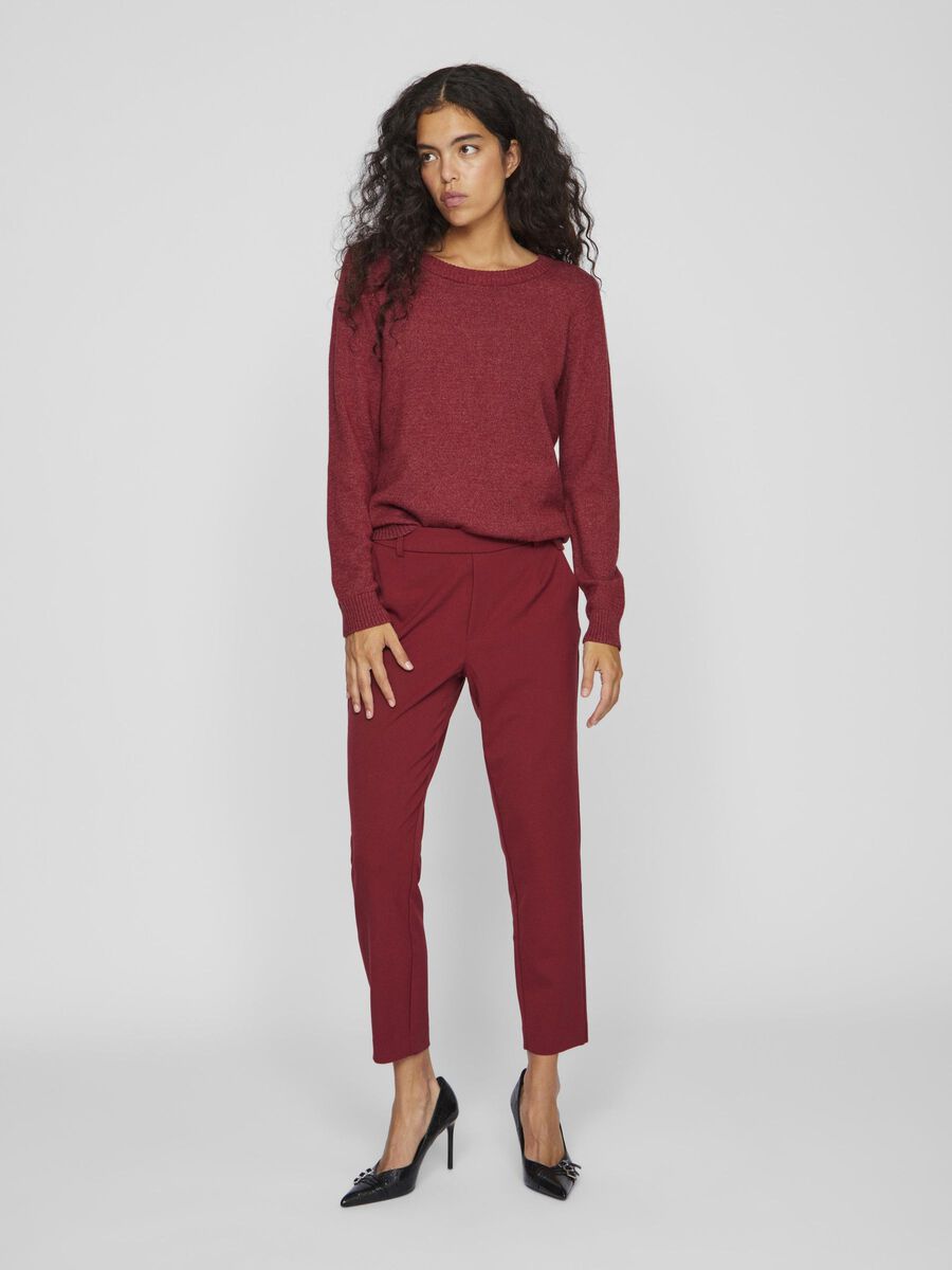 Floria Knitted Jumper (Cabernet)