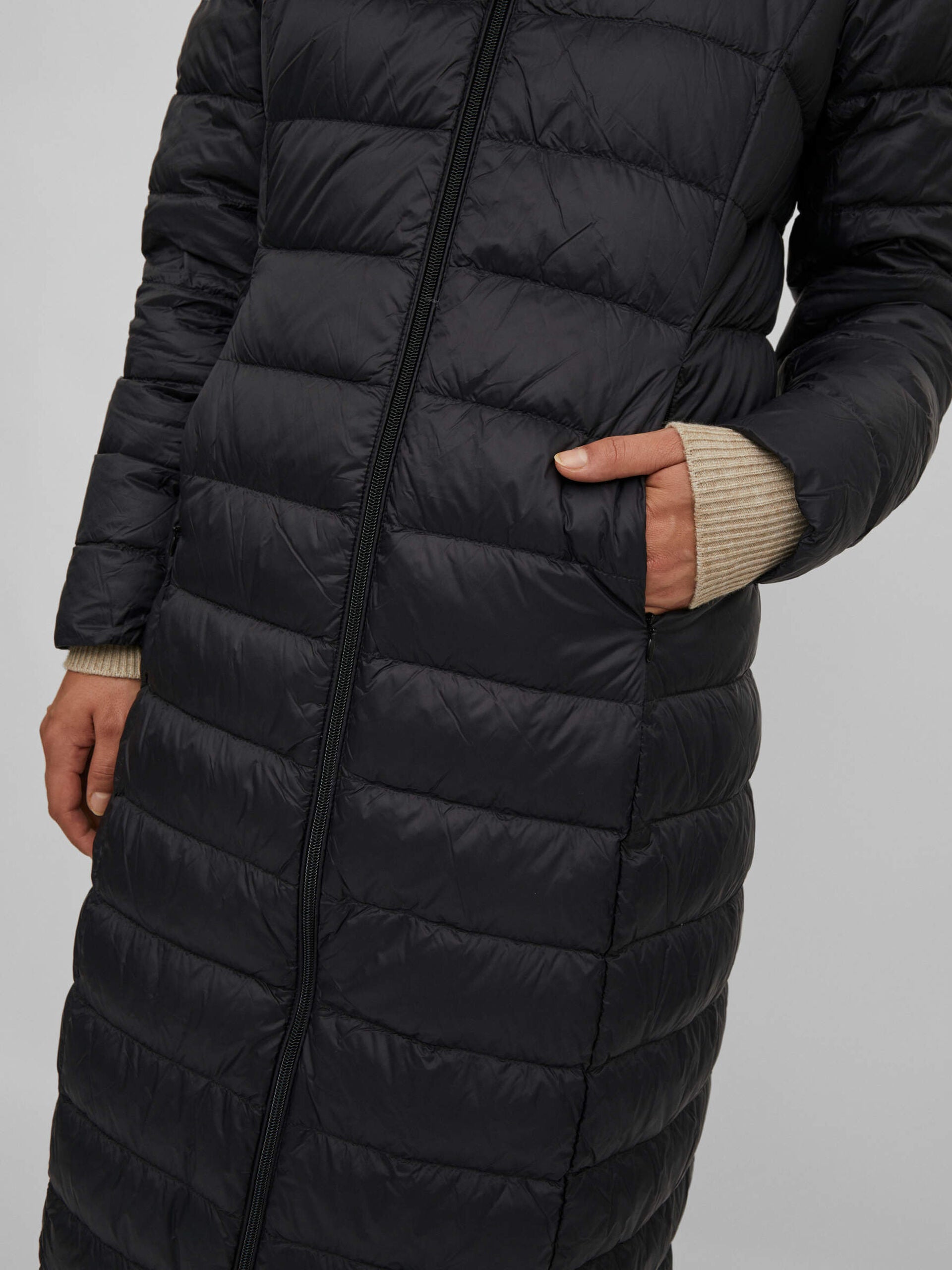 ANYA LONG DOWN COAT (BLACK)