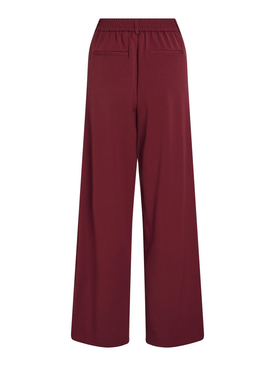 Vera Wide Leg Pants (Cabernet)