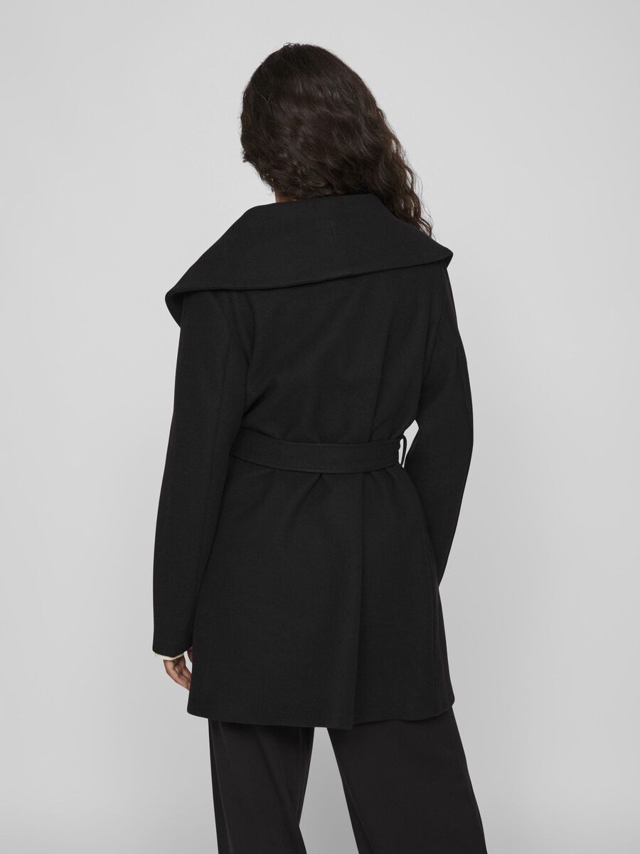 POKO COLLAR COAT (BLACK)