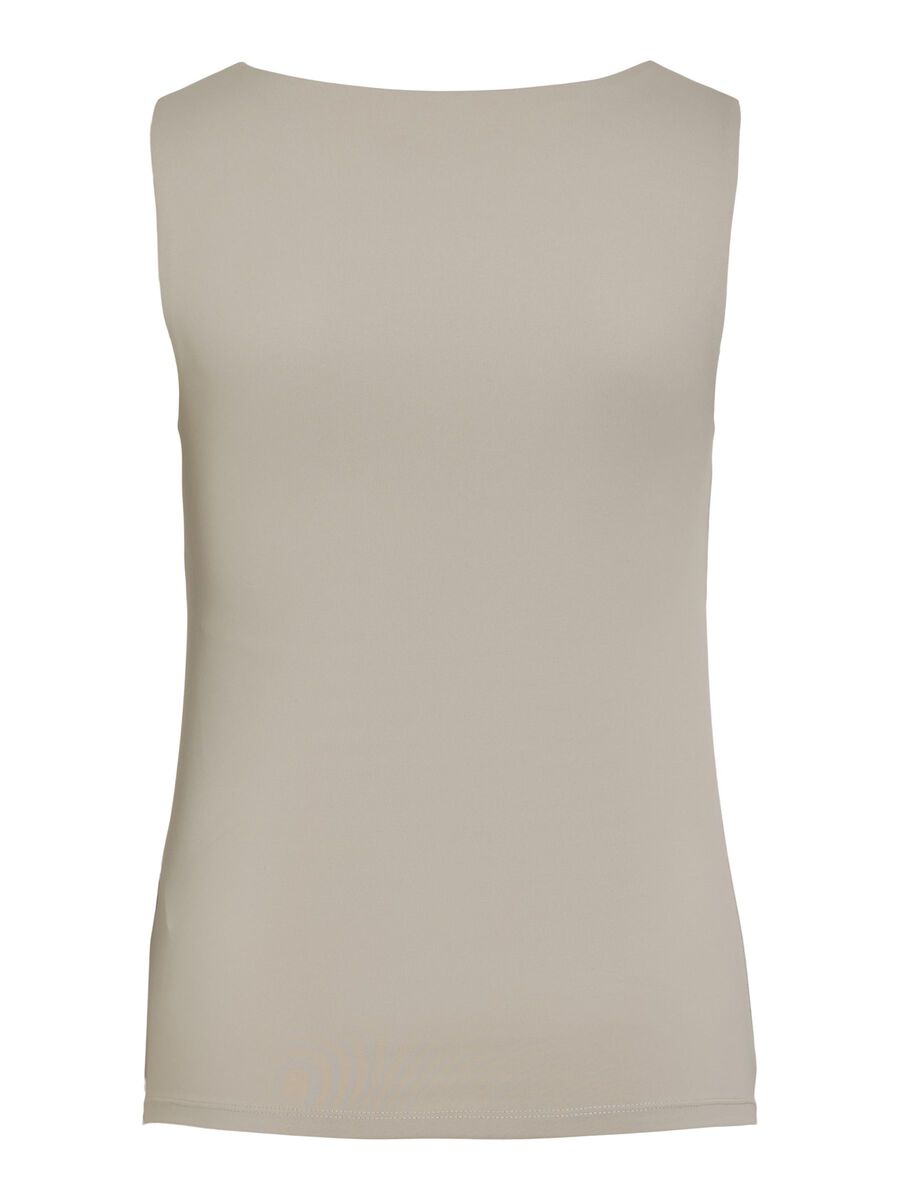 Kennza O-Neck Tank Top (Silver Grey)