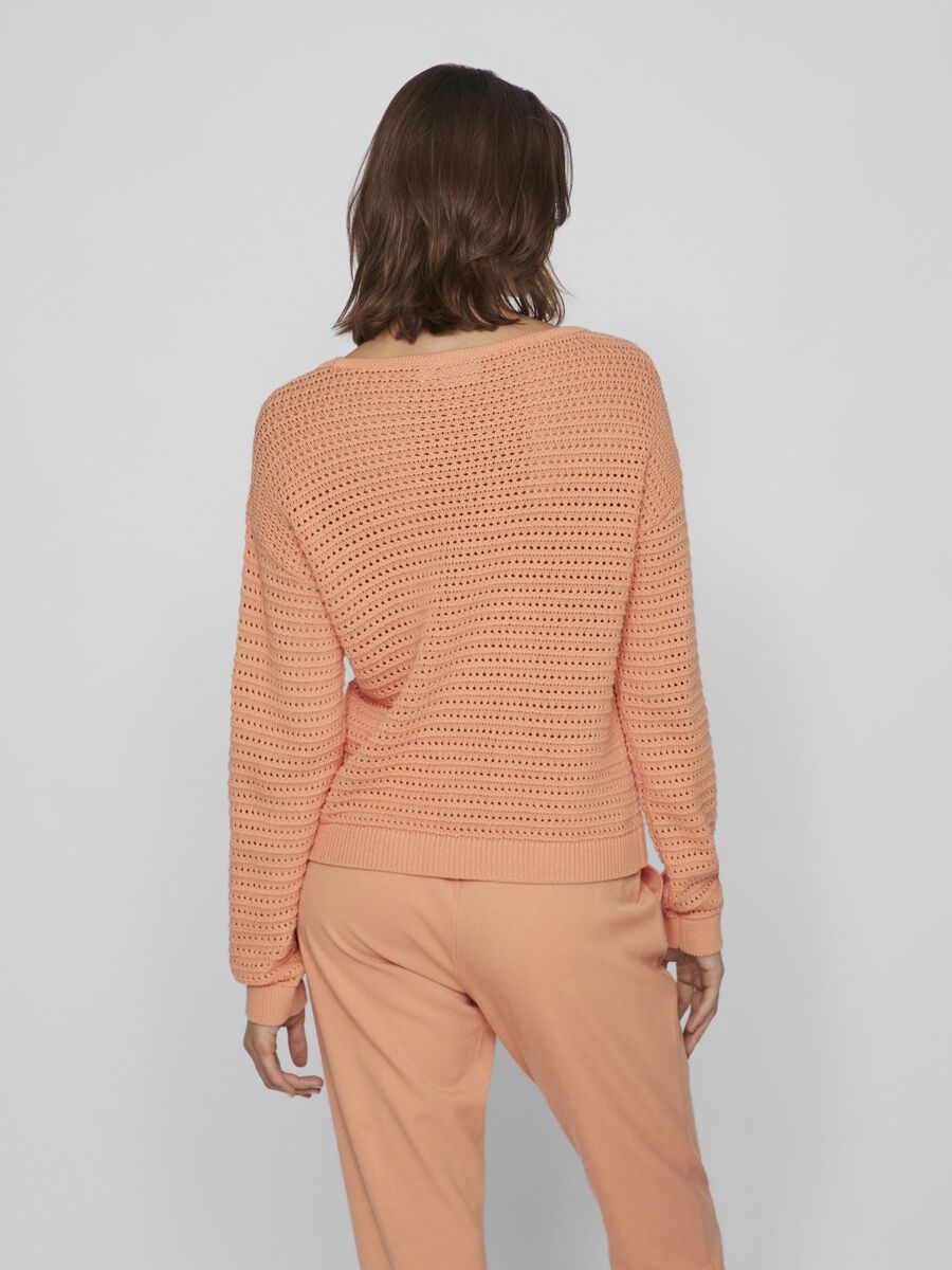 Bella Boatneck Jumper (Shell Coral)