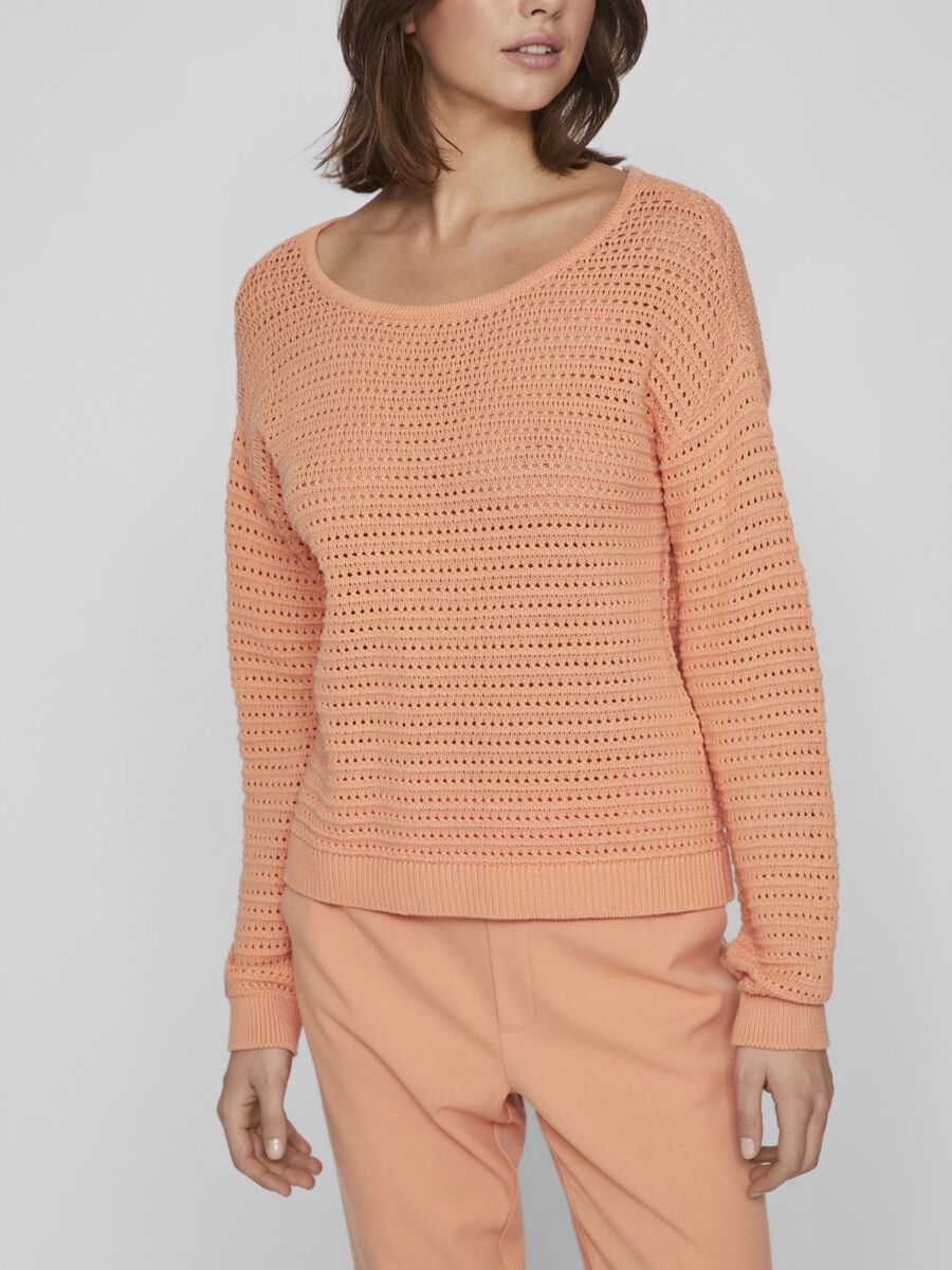 Bella Boatneck Jumper (Shell Coral)