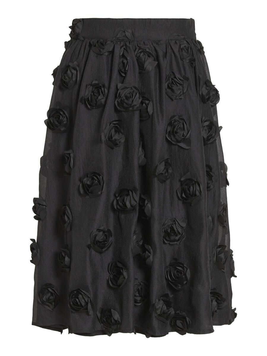 FLORY MIDI SKIRT (BLACK)