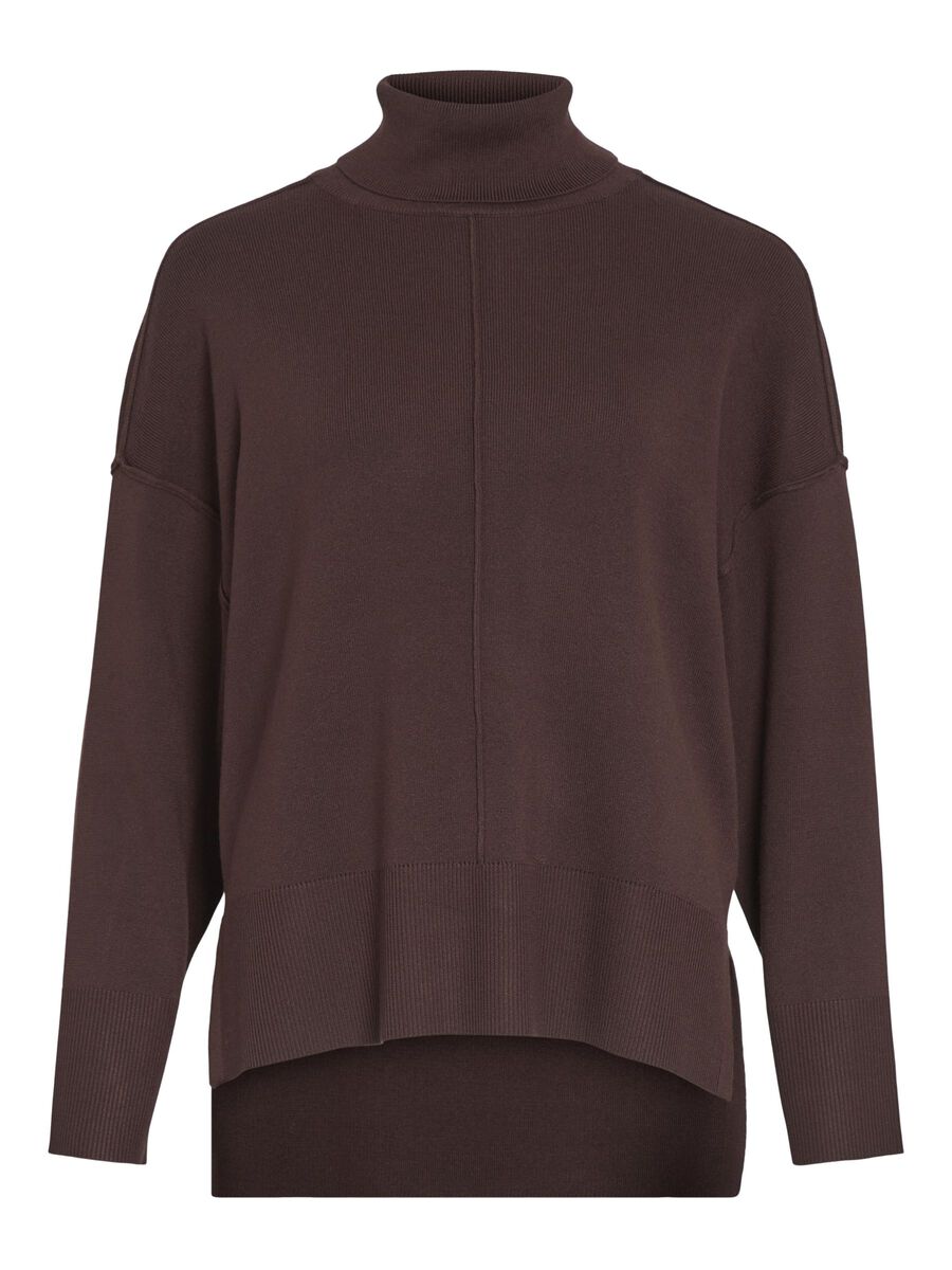 Harper Rollneck Jumper (Coffee Bean)