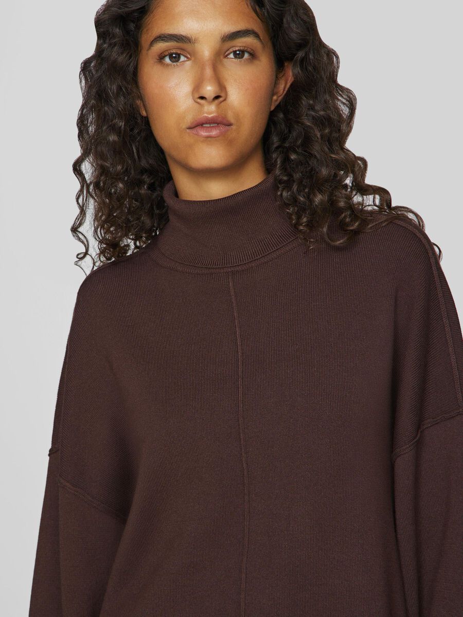 Harper Rollneck Jumper (Coffee Bean)