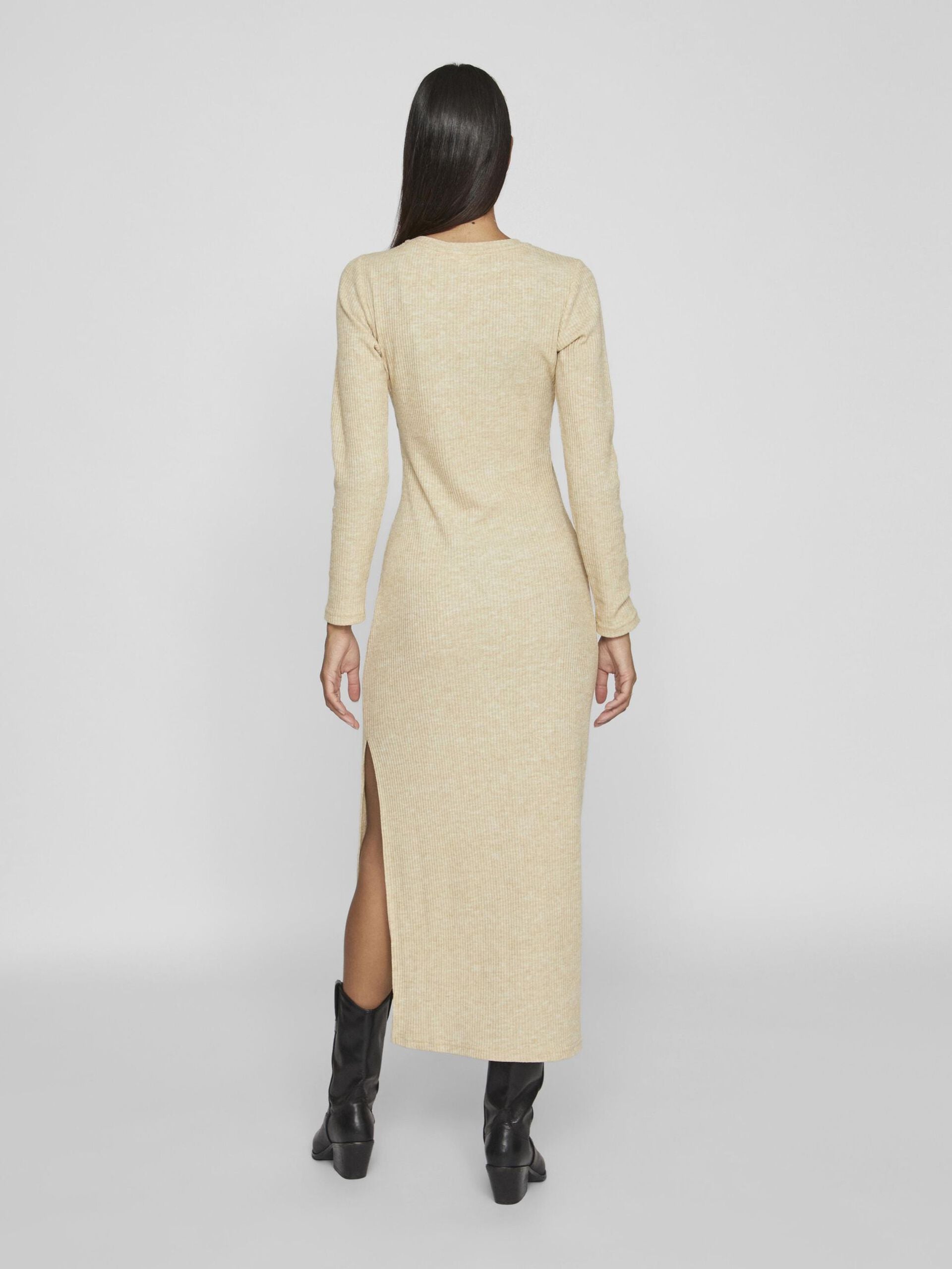 MADDIE LONG SLEEVE MAXI DRESS (BIRCH)