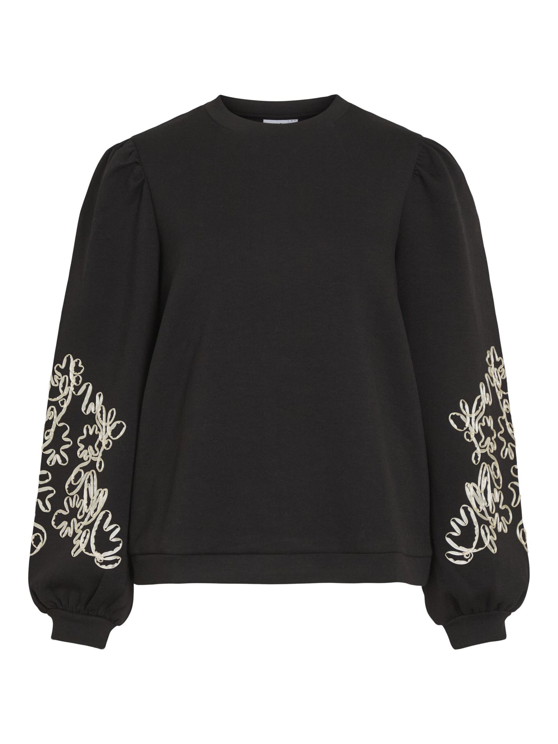 Sybil Embroidered Sweater (Black Beauty/Birch)