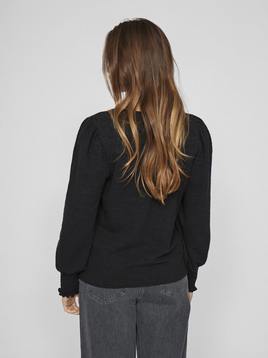 Tallia Textured Top (Black Beauty)