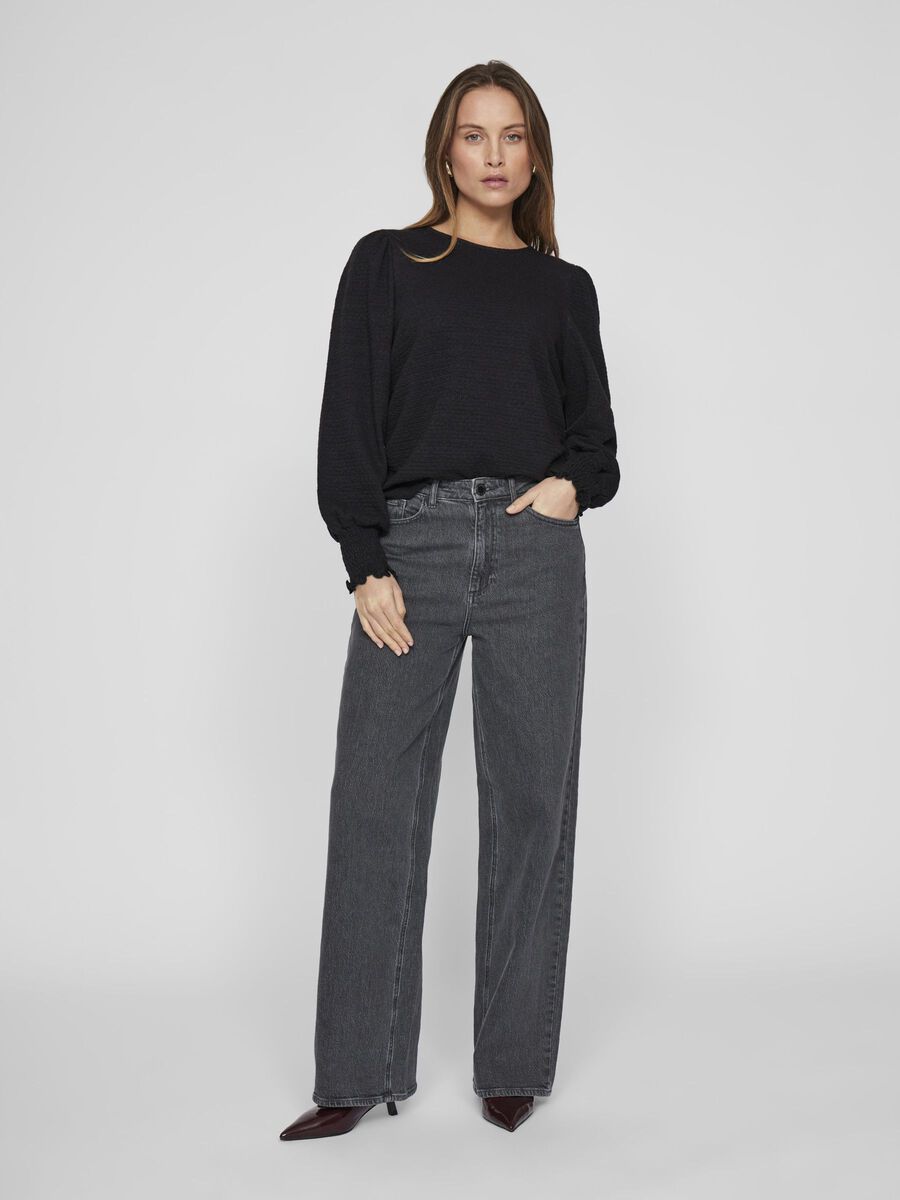 Tallia Textured Top (Black Beauty)