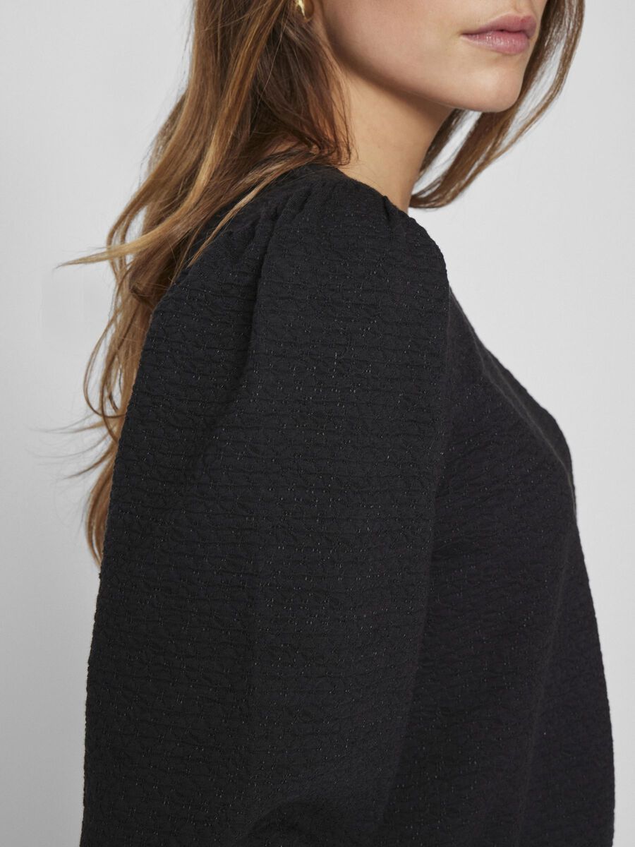 Tallia Textured Top (Black Beauty)