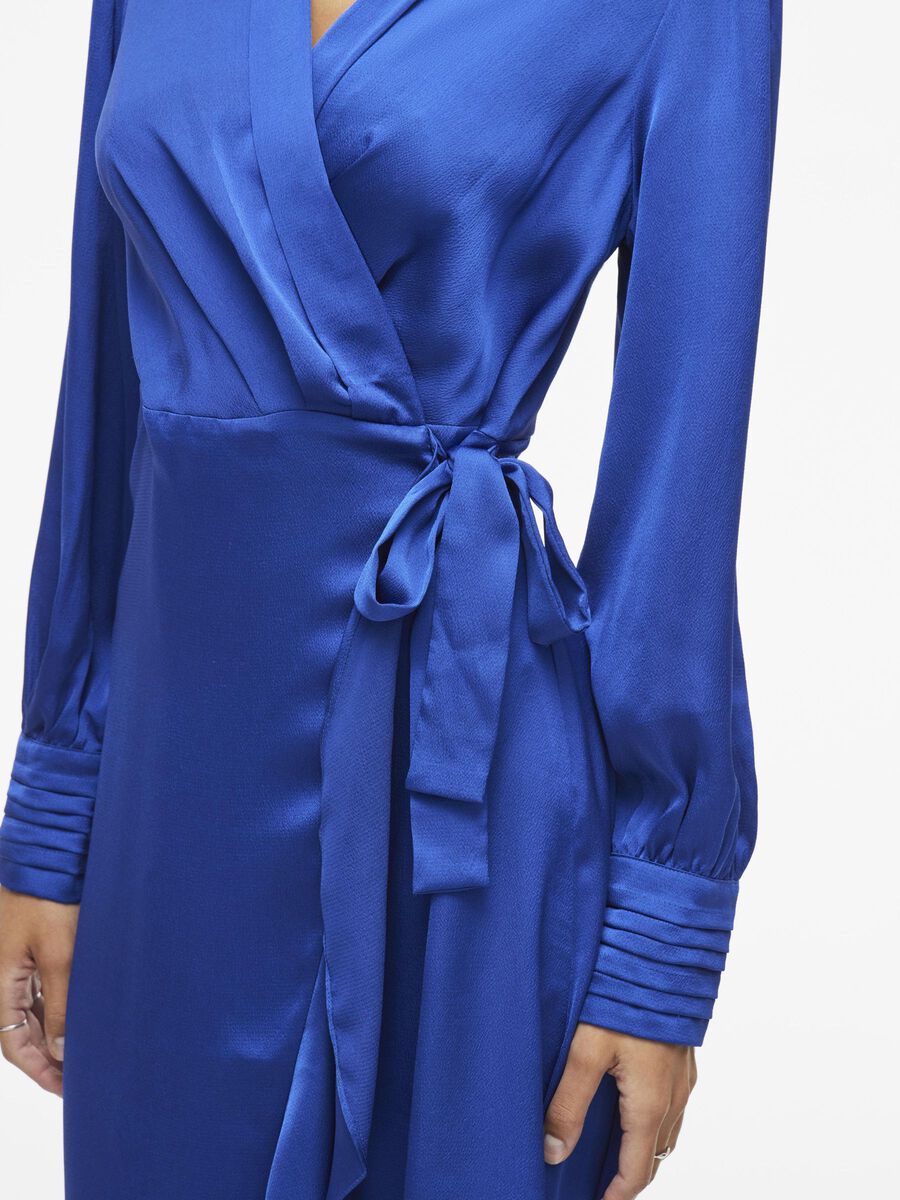 Nyla Wrap Dress (Mazarine blue)