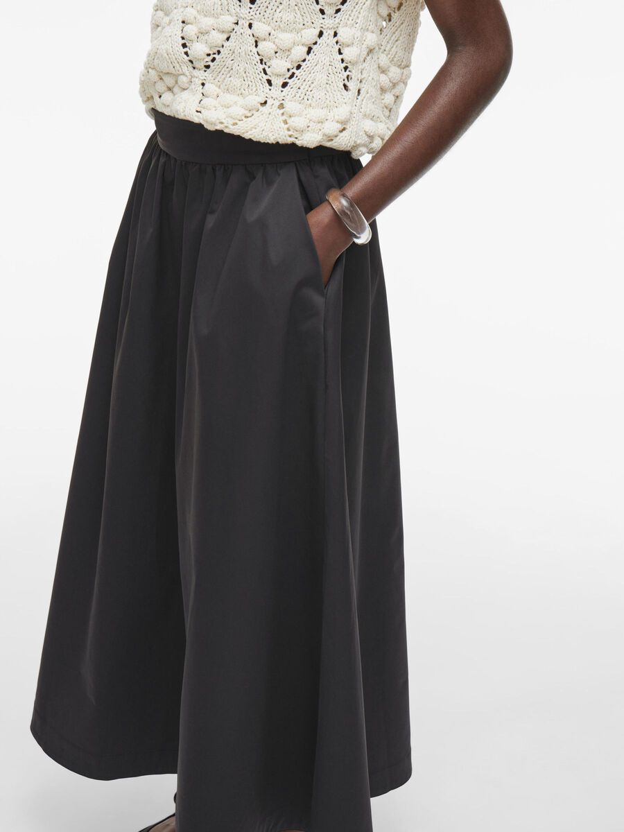 Melissa High Waisted Maxi Skirt (Meteorite)