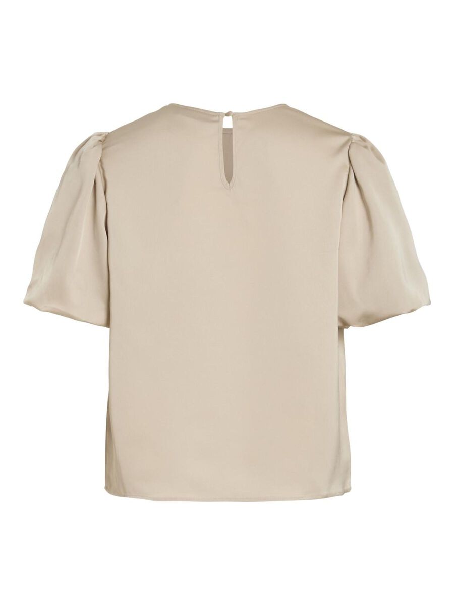 Vanessa Puff Sleeve Top (Cement)