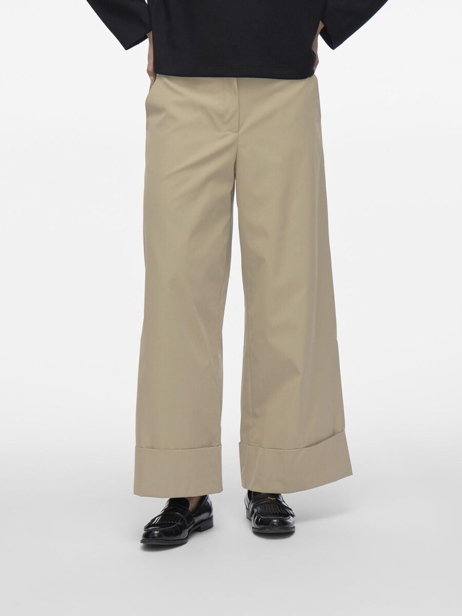 Ida 7/8 Fold Up Pants (Feather Gray)