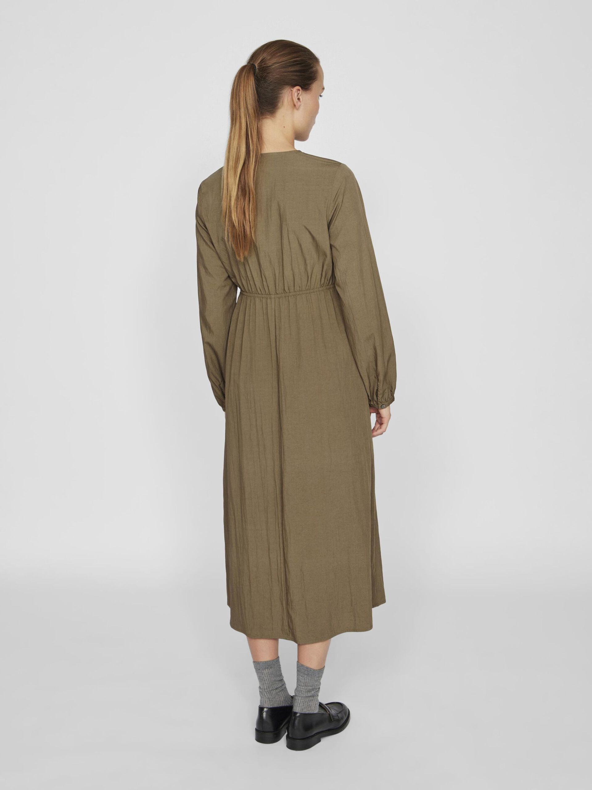 Selina Cargo Midi Dress (Ivy Green)