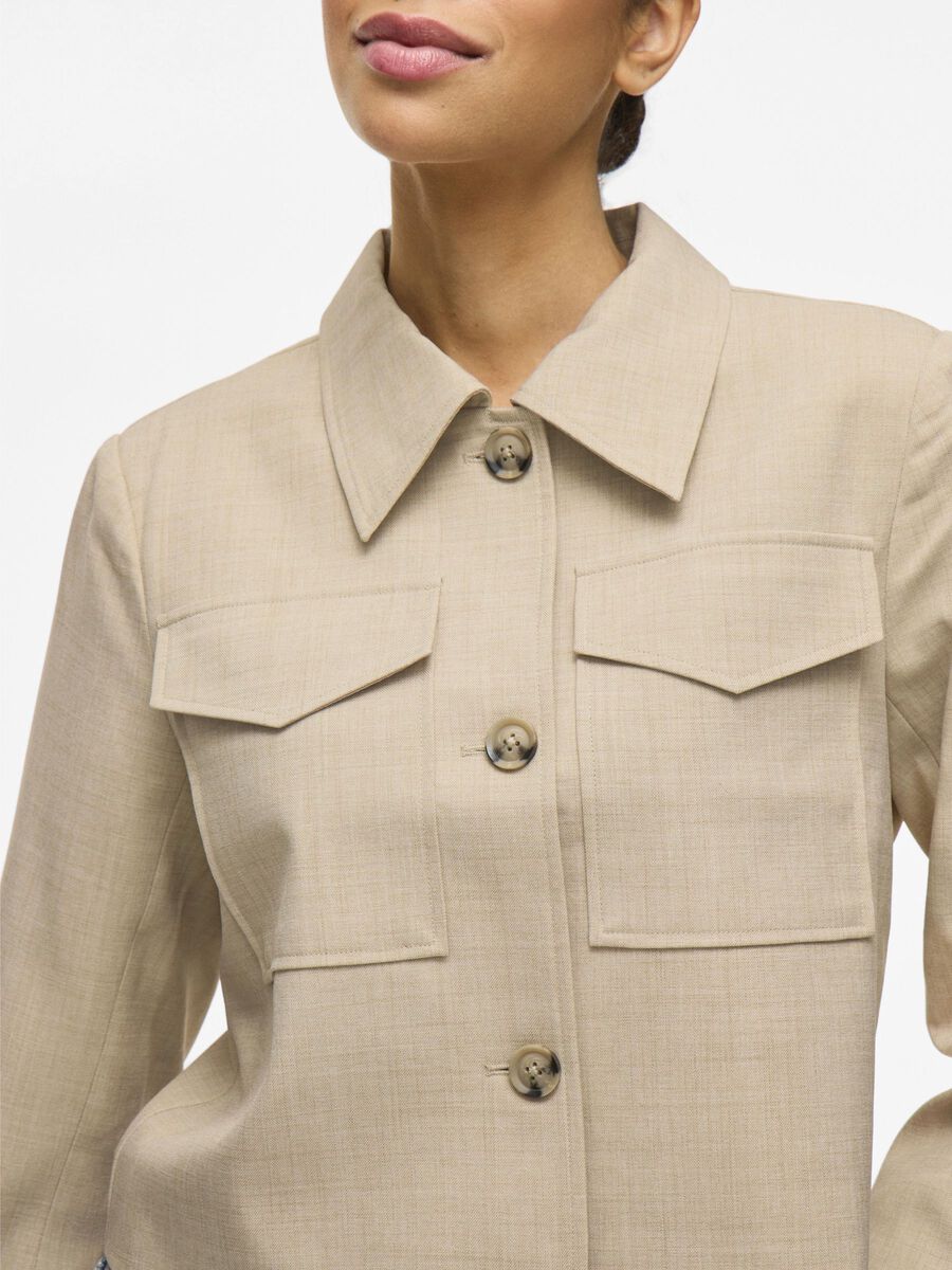 Rossa Blazer Jacket (Super Light/Natural Melange)