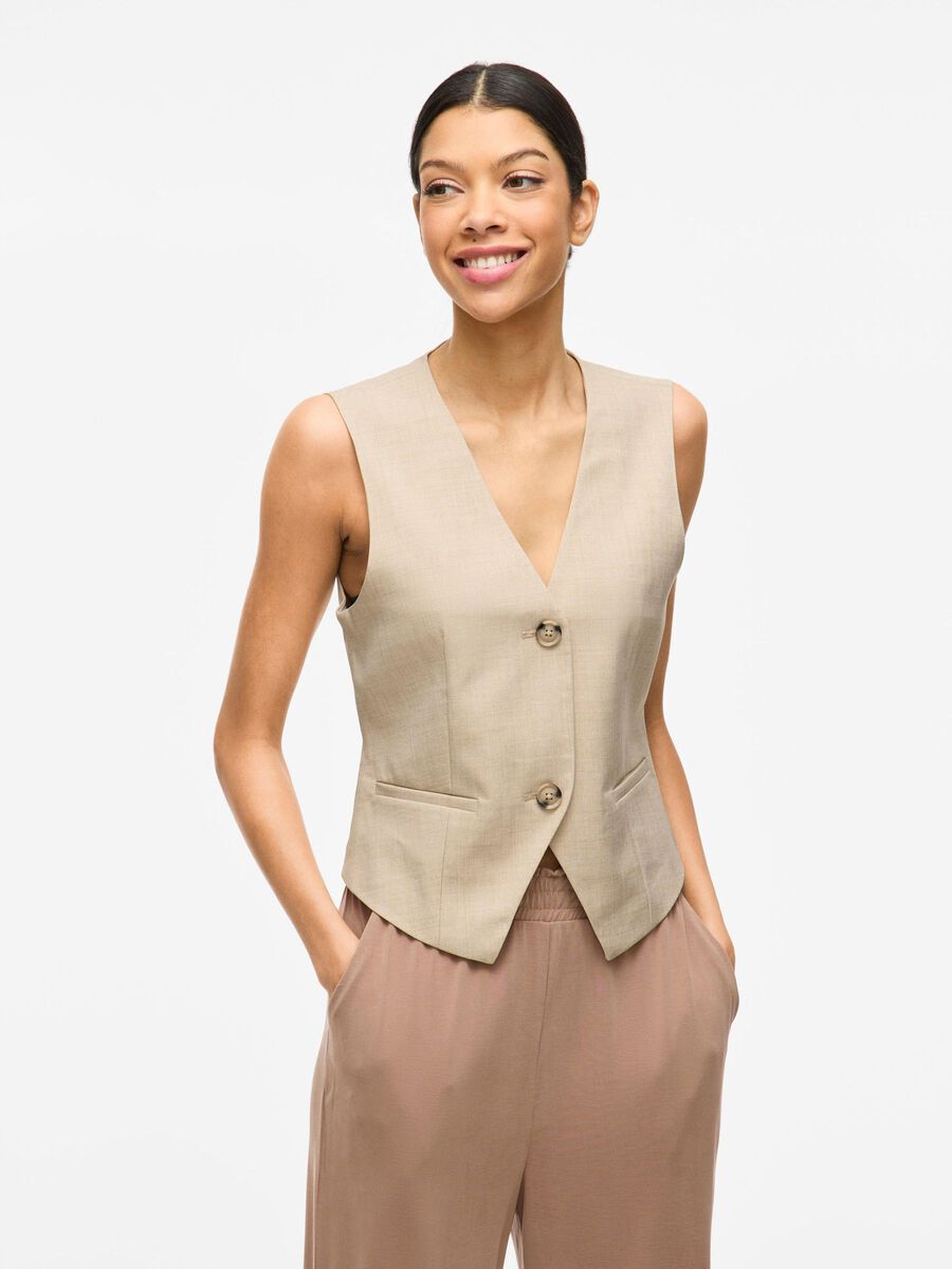 Rossa Waistcoat (Super Light/Natural Melange)