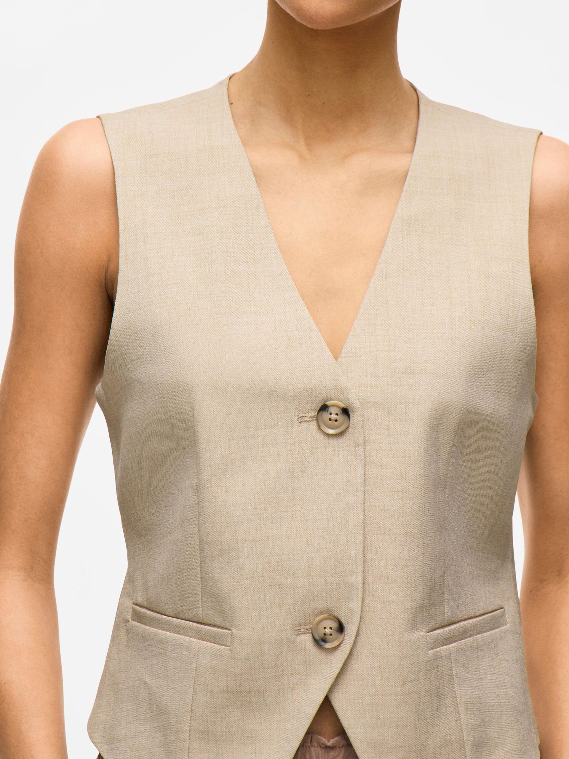 Rossa Waistcoat (Super Light/Natural Melange)