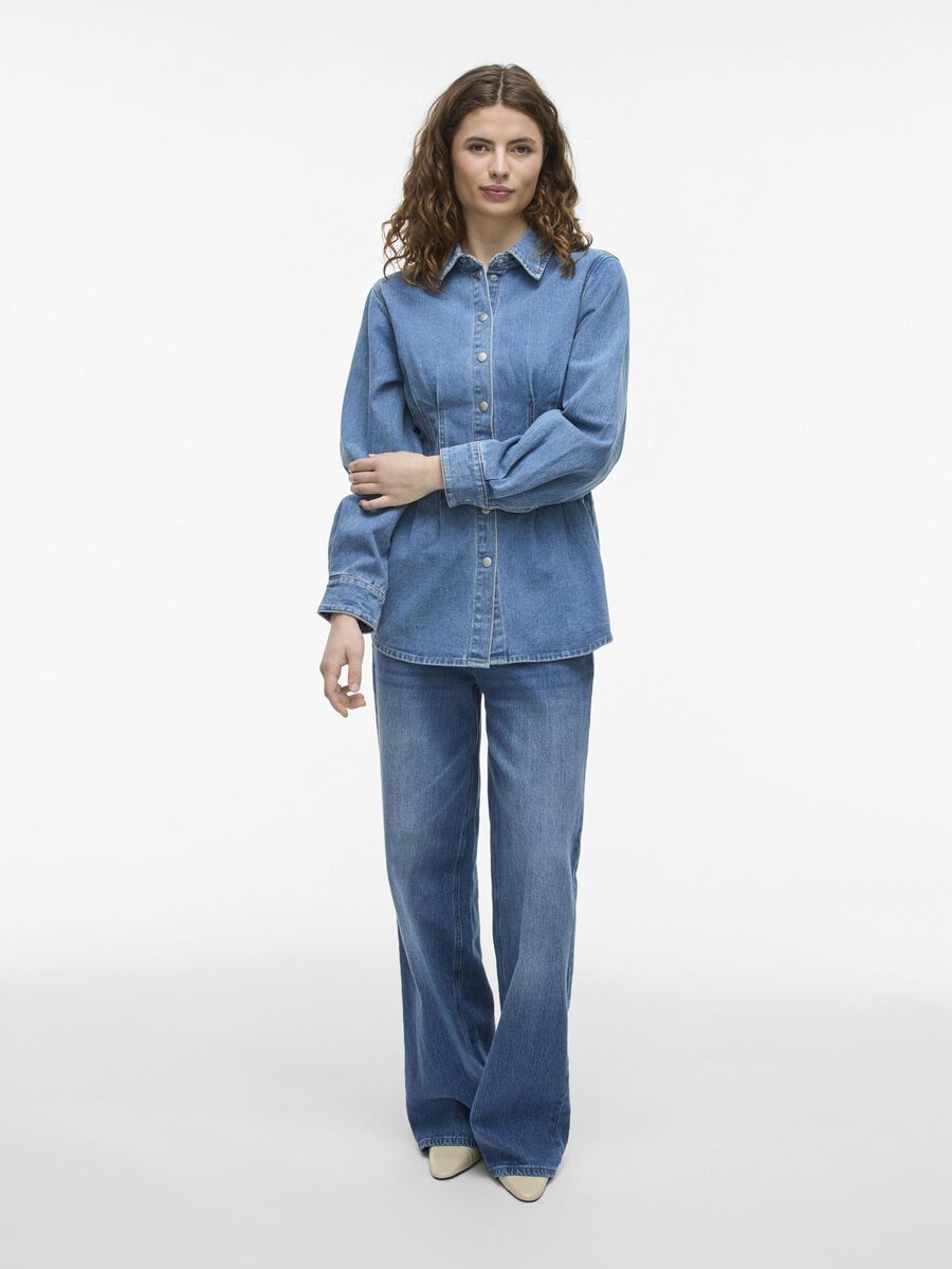 Sikka Denim Shirt (Medium Blue)