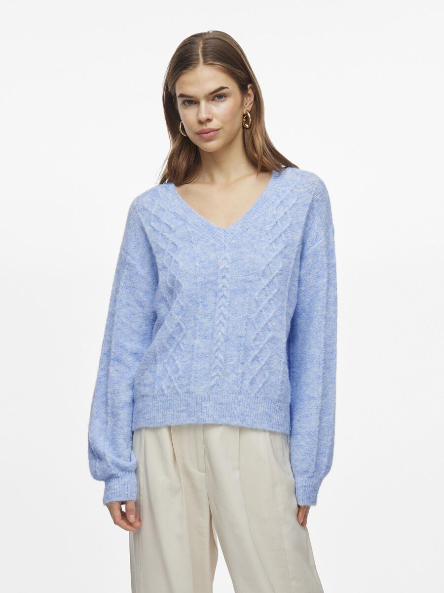 Ulani V-Neck Jumper (Kentucky Blue)