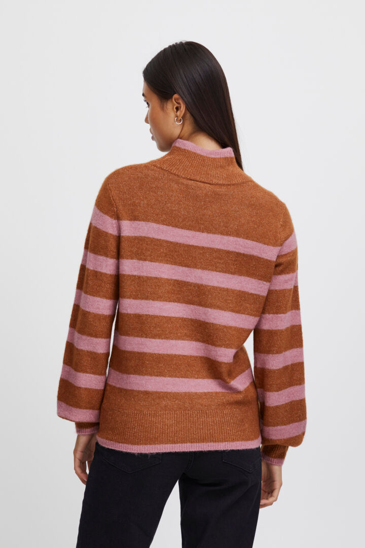 HEDEN HIGH NECK JUMPER (SUGAR ALMOND)