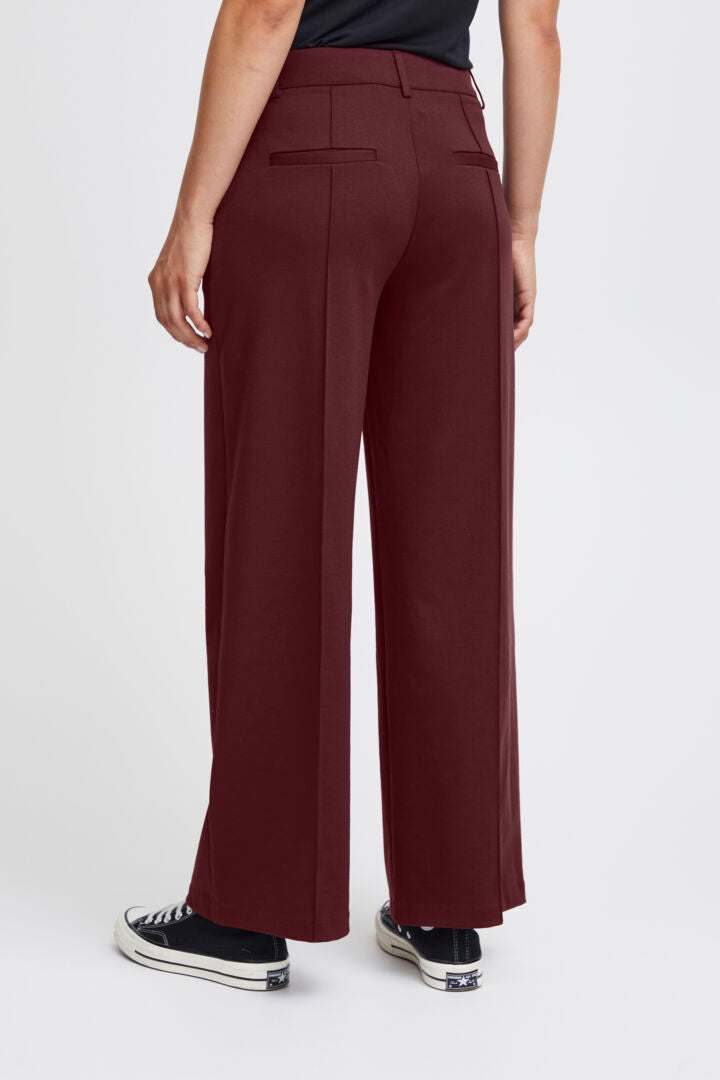 KATHY WIDE LEG TROUSERS (PORT ROYALE)