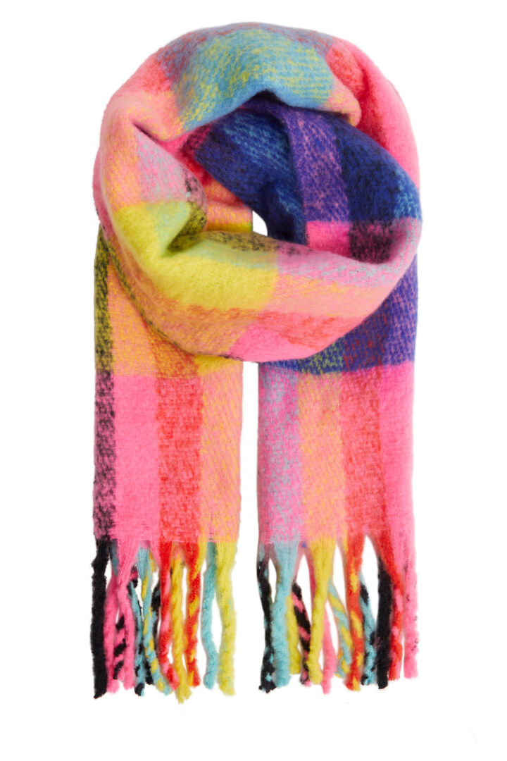 Dima Scarf (Super Pink)