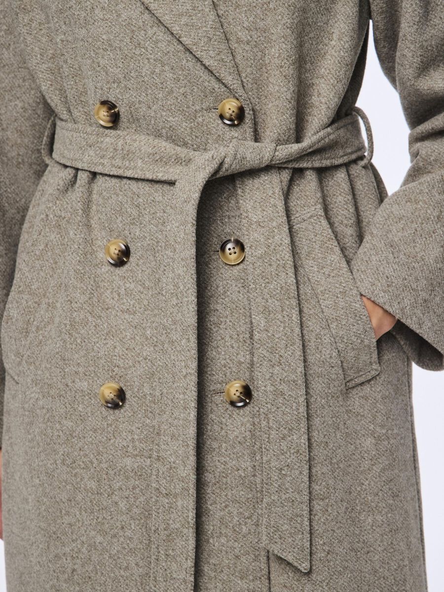 Marbel Long Coat (Morel)