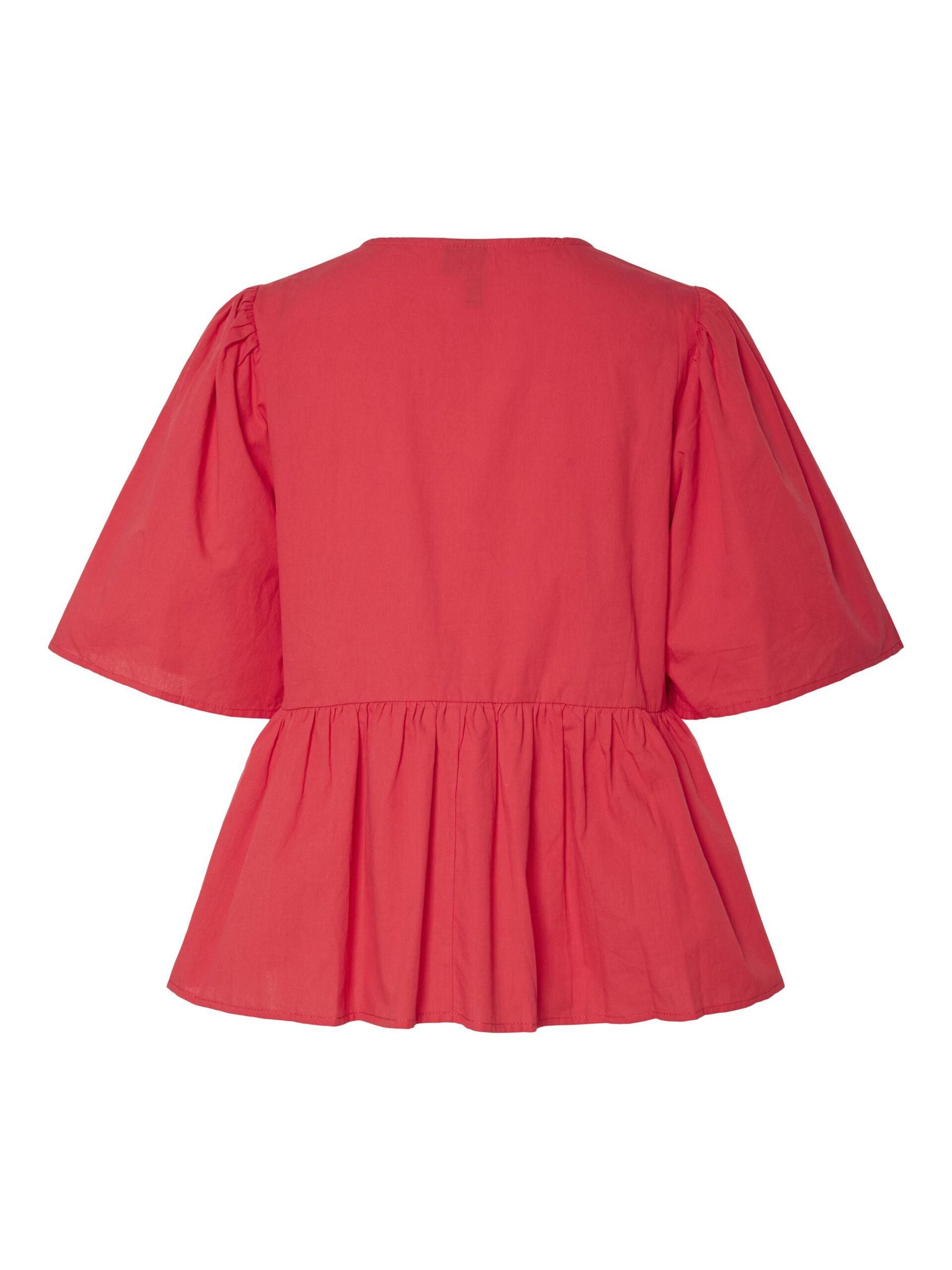 Maya Bow Top (High Risk Red)