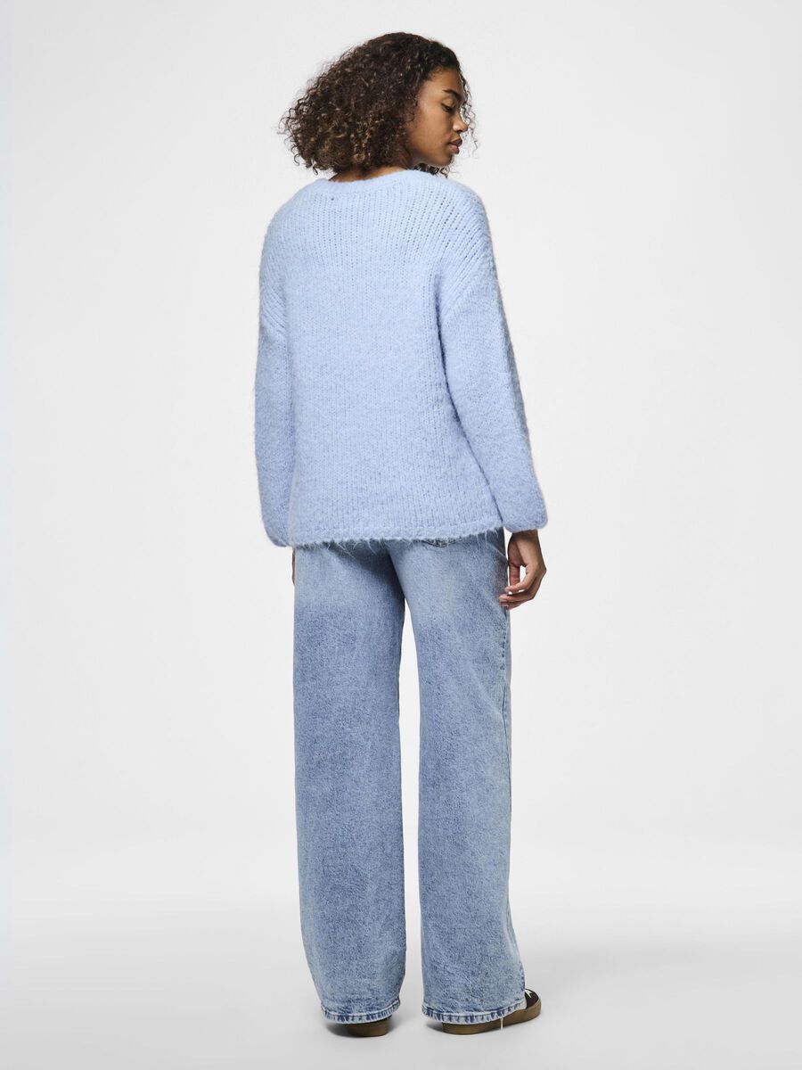 Dalaila Knitted Jumper (Cashmere Blue)