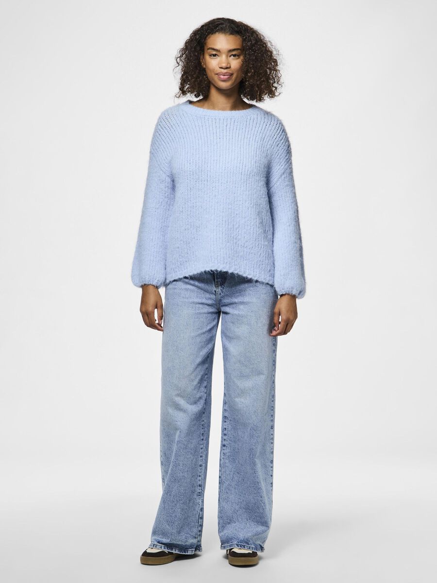 Dalaila Knitted Jumper (Cashmere Blue)