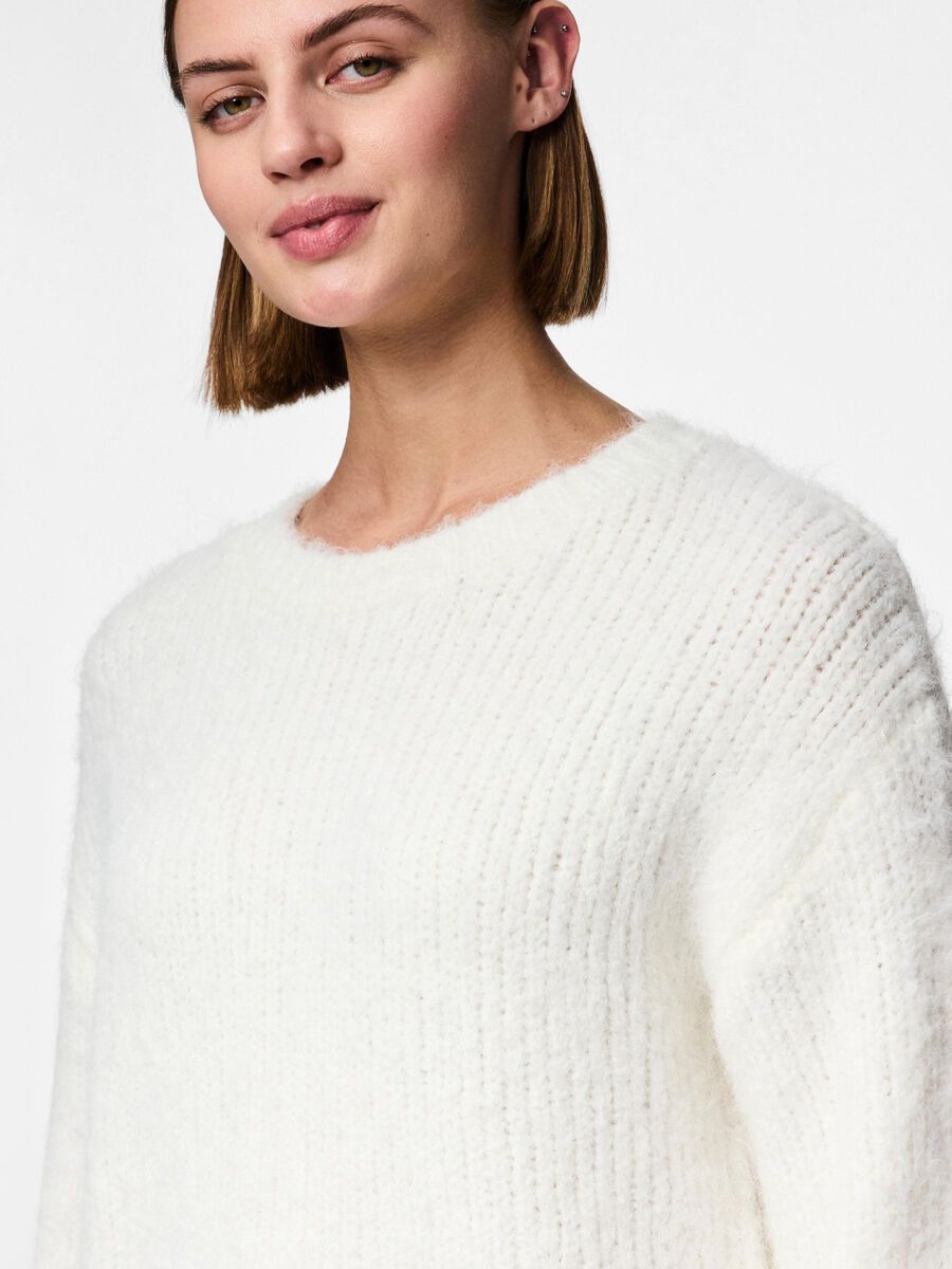 Dalaila Knitted Jumper (Cloud Dancer)