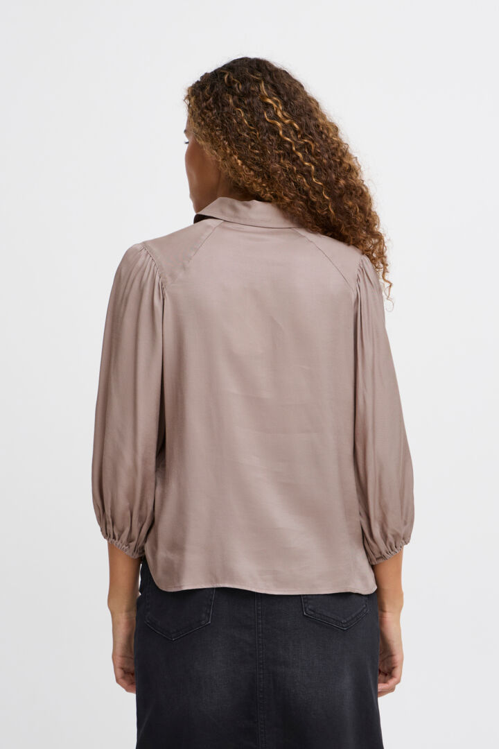 Ada 3/4 Sleeve Blouse (Fungi)