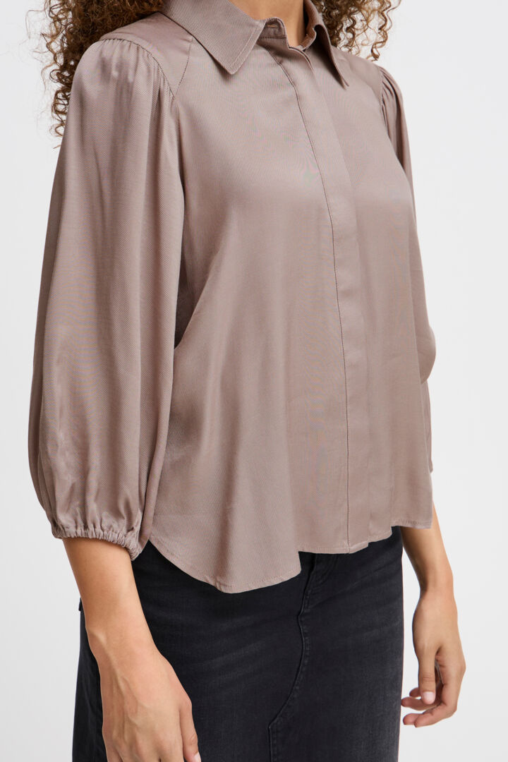 Ada 3/4 Sleeve Blouse (Fungi)