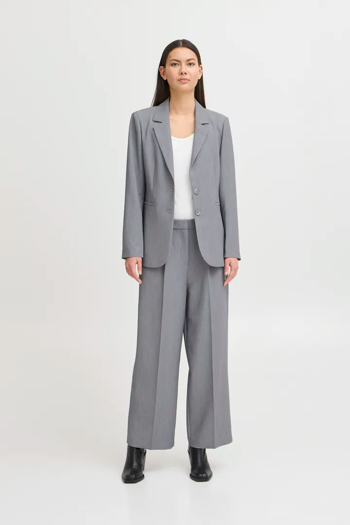 Sarla Blazer (Grey Melange)