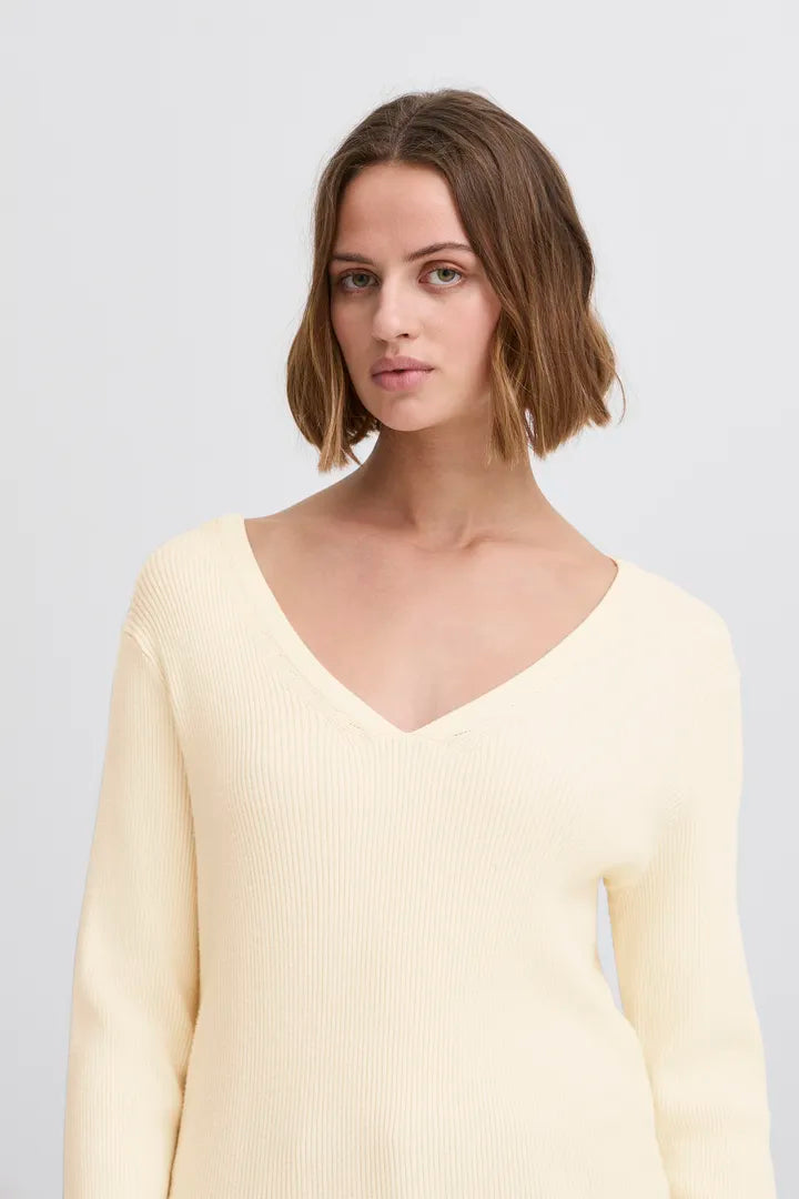 Olivia Rib Jumper (Birch)