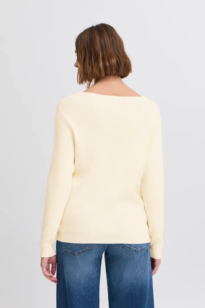 Olivia Rib Jumper (Birch)