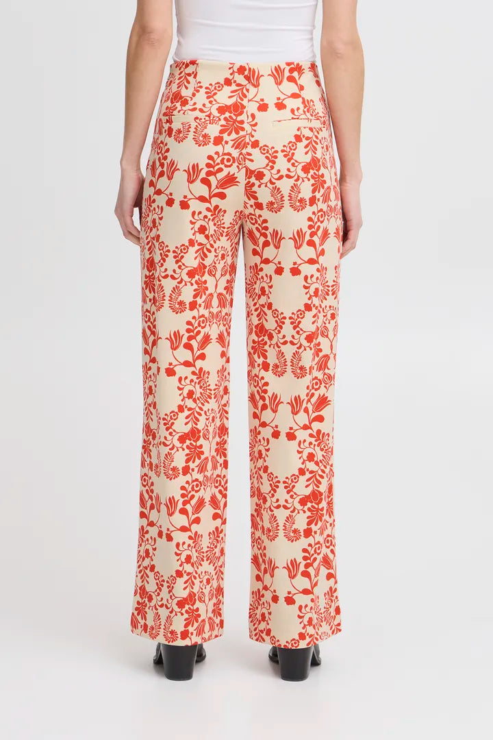 Lizzy Wide Leg Pants (Fiesta Flower)