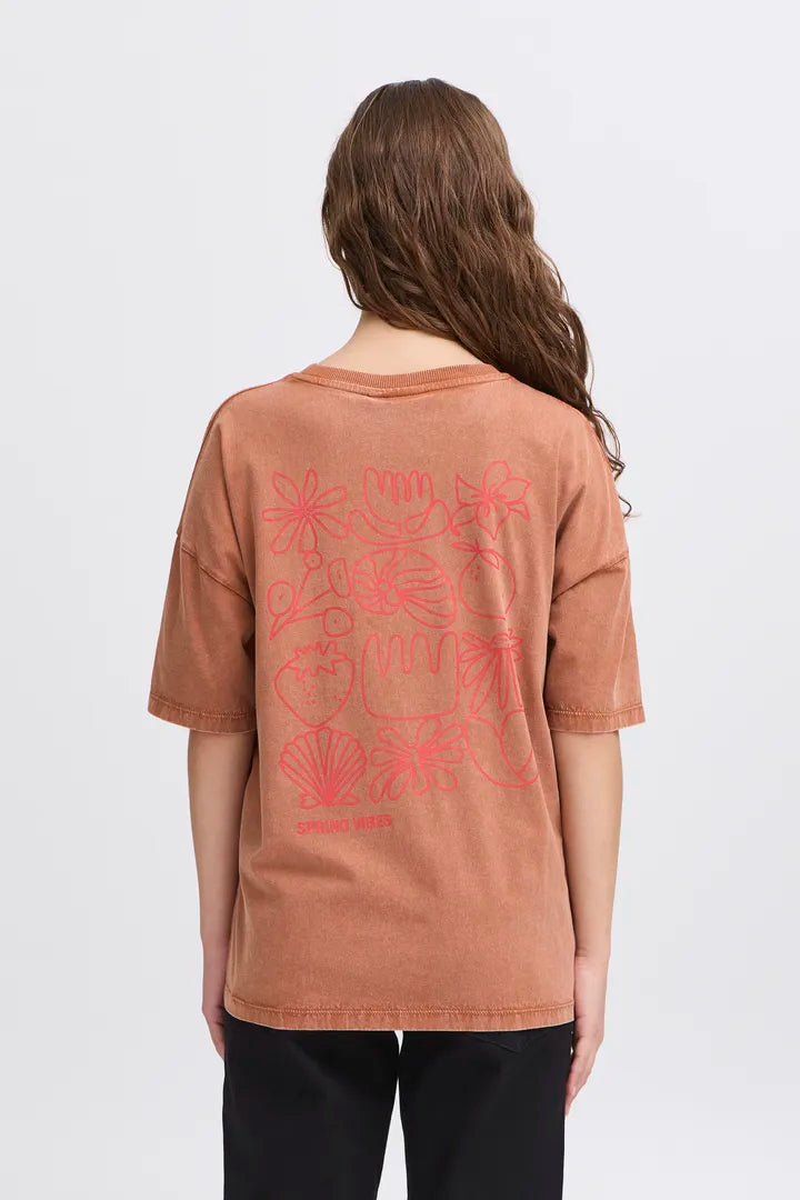 Naba T-Shirt (Brown Patina)