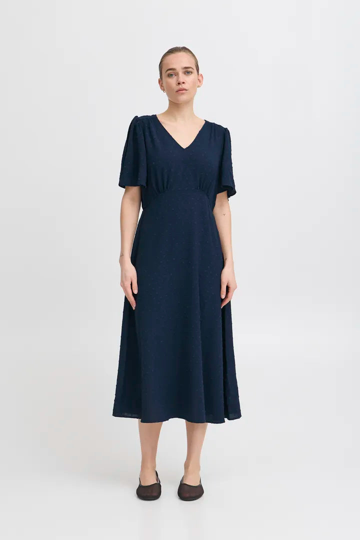 Gabby Midi Dress (Total Eclipse)