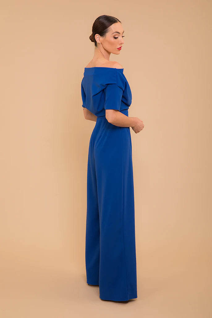 LIMA CREPE JUMPSUIT (COBALT)