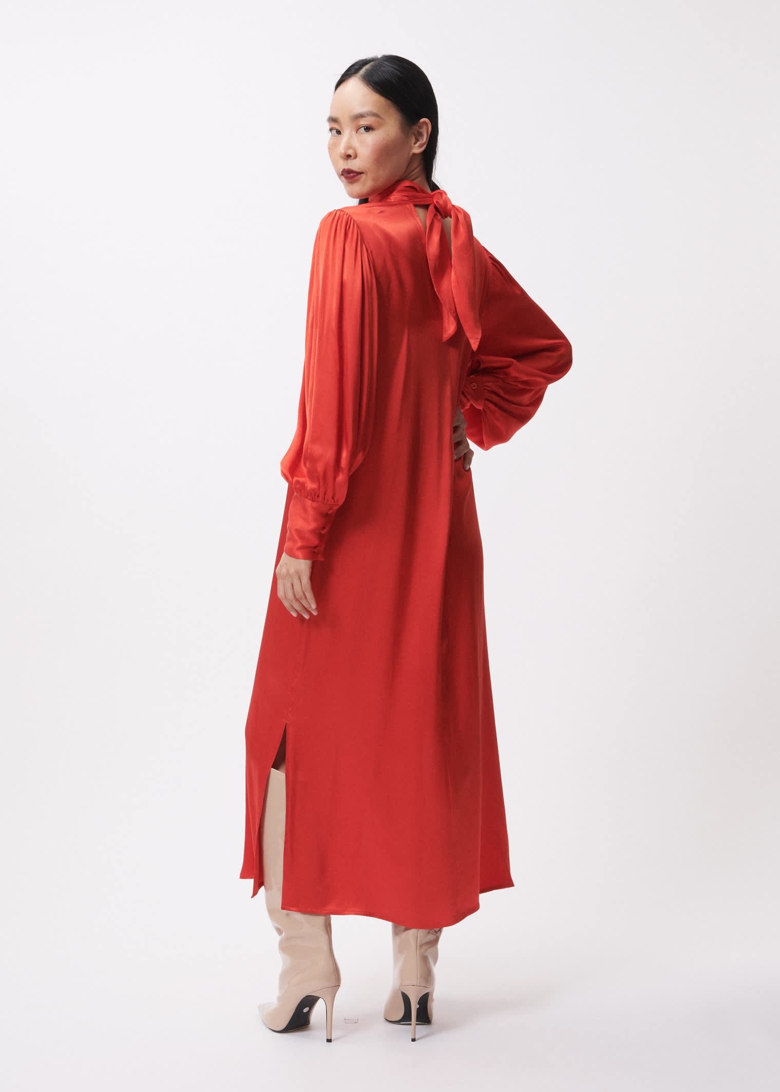 NOOR DRESS (RED)