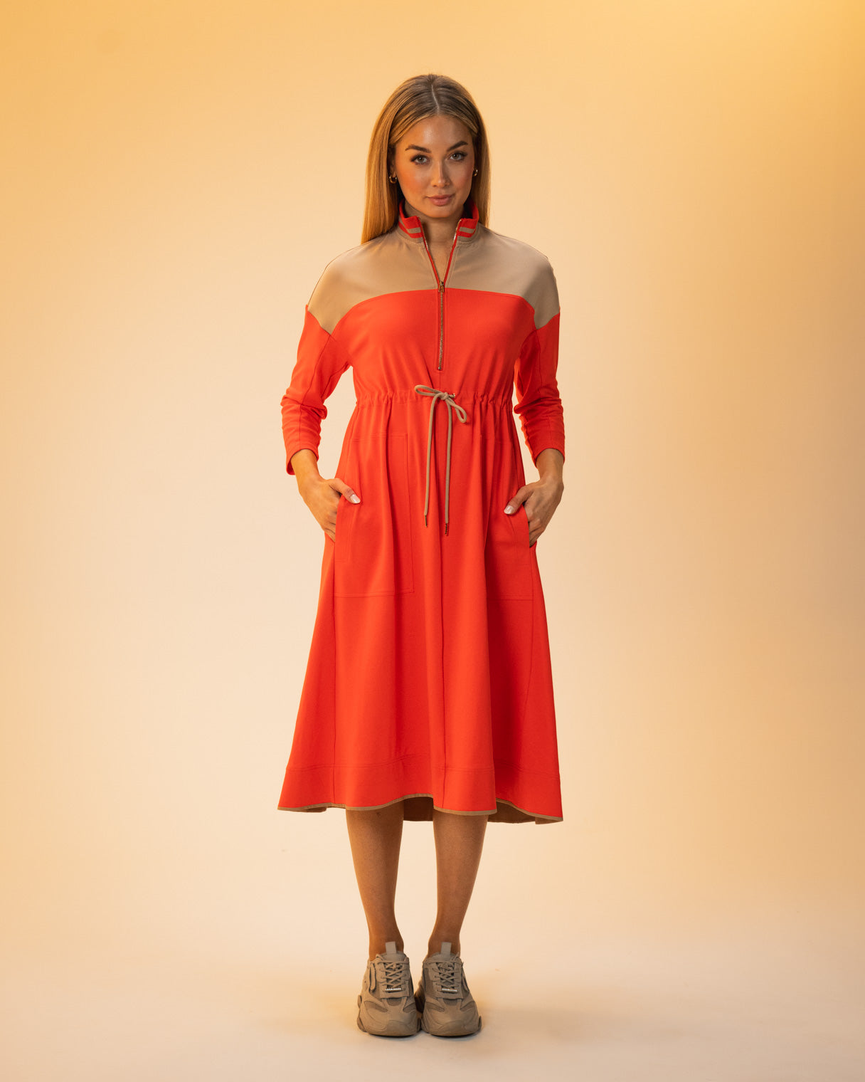 Daffodil Shirt Dress (Poppy)