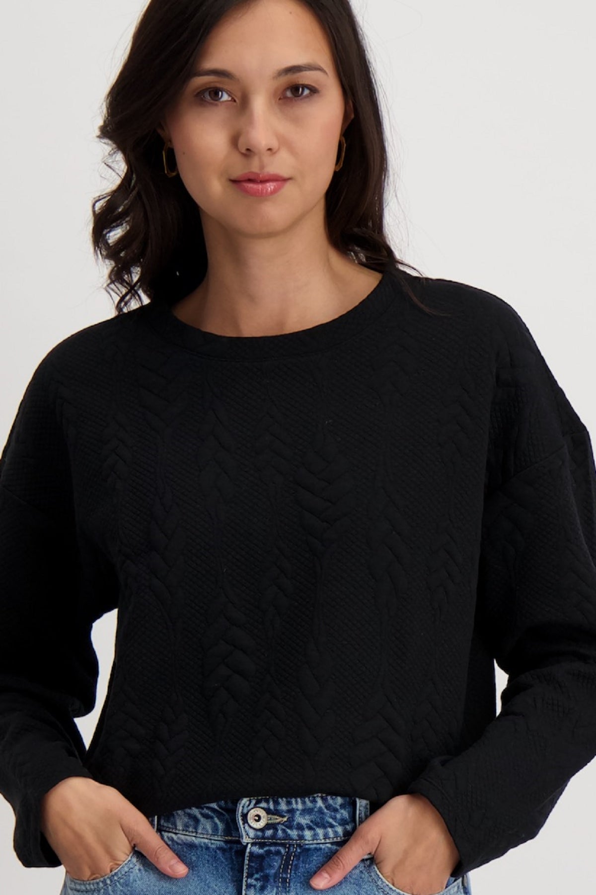 Ruby O-Neck Top (Black Beauty)