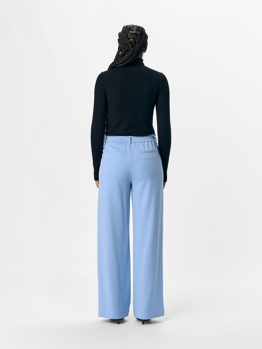 Lissey Wide Leg Pants (Cornflower Blue)