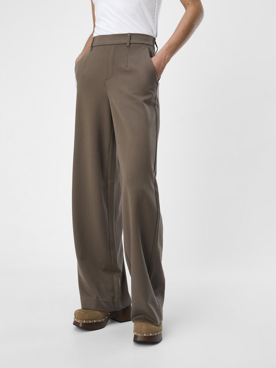 Lissey Wide Leg Pants (Morel)